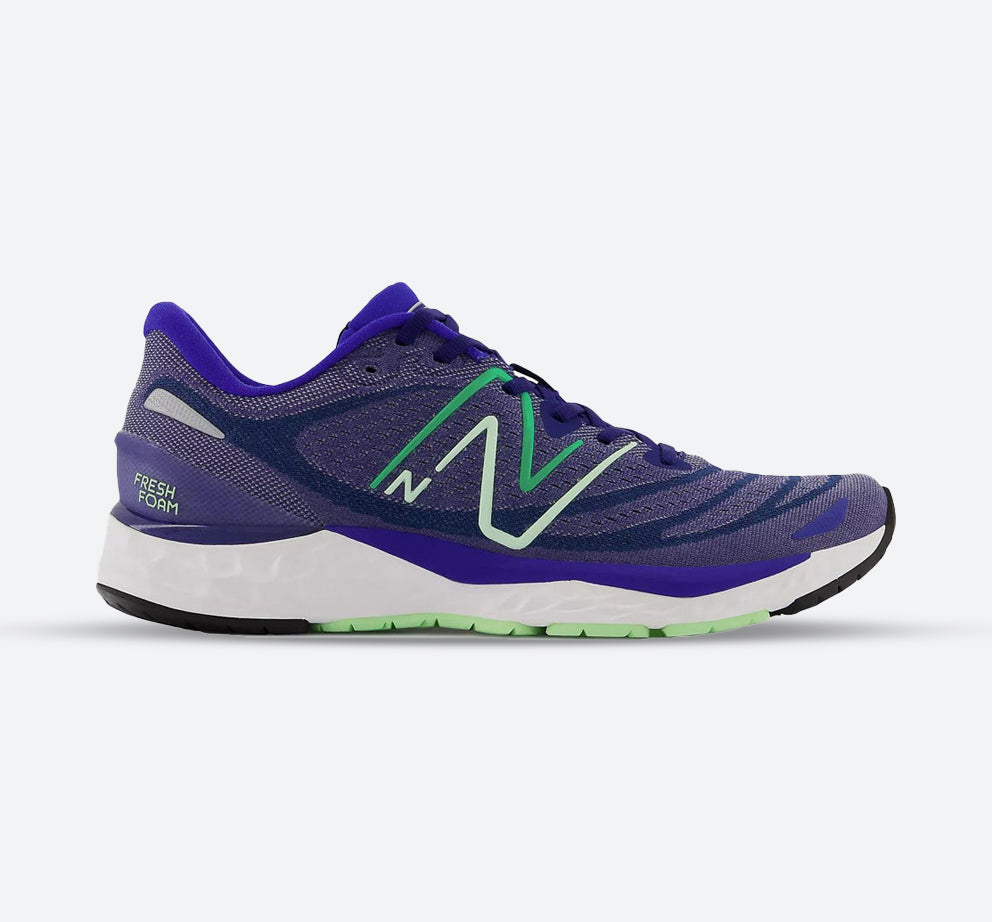 Women's Wide Fit New Balance MSOLVPW4 Running/Walking Trainers - Blue/Grey in Blue/Grey - Image 1