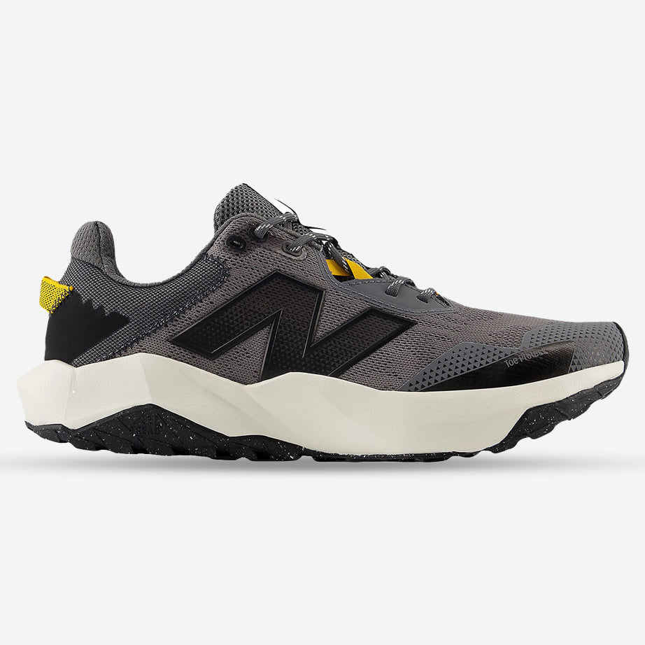 Men's Wide Fit New Balance MTNTRCD6 Dynasoft Nitrel V6 Trail Walking/Running Trainers in Black - Image 1