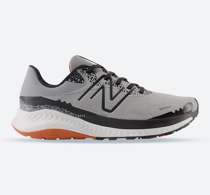 Women's Wide Fit New Balance MTNTRMG5 Dynasoft Nitrel V5 Trail Walking/Running Trainers in Grey/Black - Image 1