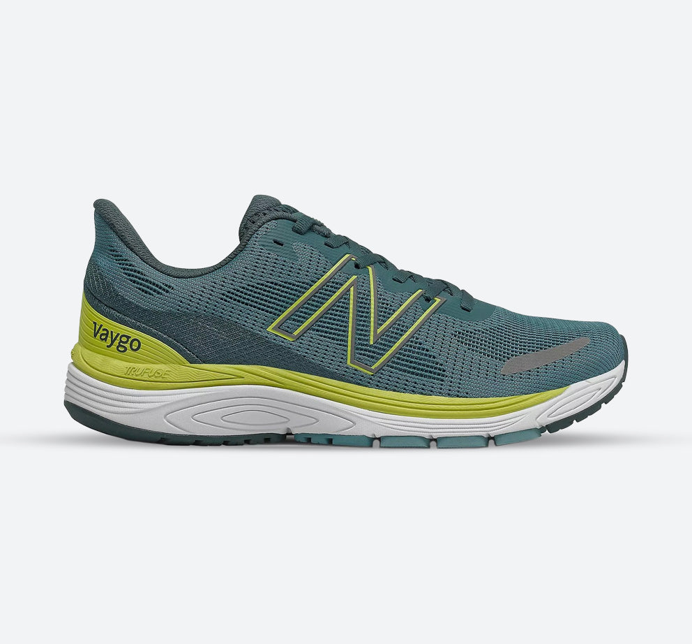 Women's Wide Fit New Balance MVYGOLY2 Vaygo Running Trainers - Green/Yellow in Green/Yellow - Image 1