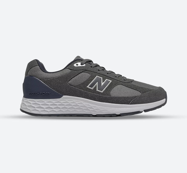 Mens Wide Fit New Balance MW1880 Walking Trainers - Grey/Eclipse in Grey/Eclipse - Image 1