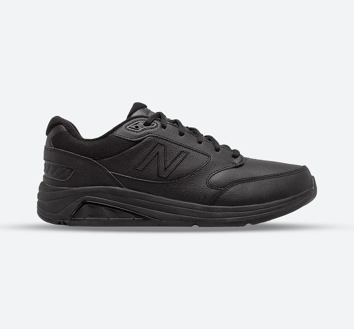 Womens Wide Fit New Balance MW928BK3 Black Walking Rollbar Stability Trainers in Black - Image 1