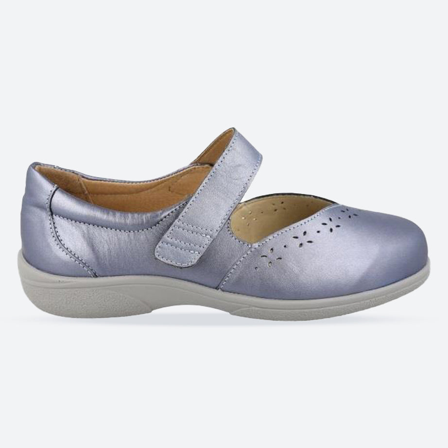 Women's Wide Fit DB Monkey Shoes in Sky Blue - Image 1