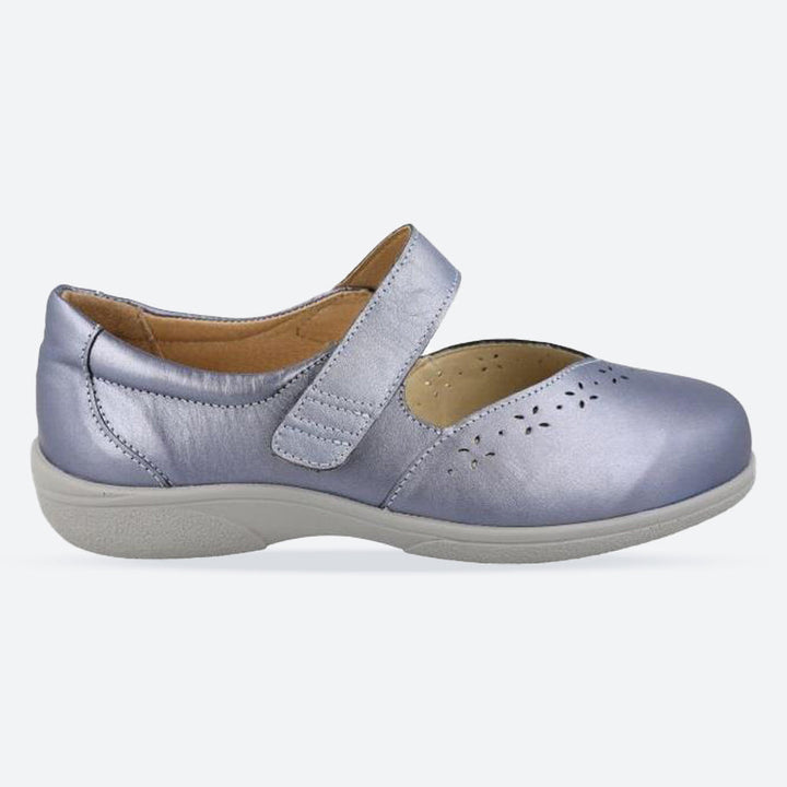 Women's Wide Fit DB Monkey Shoes in Sky Blue - Image 1