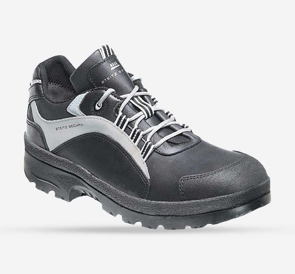 Mens Wide Fit Steitz Secura NF355 Safety Shoes in Black - Image 1