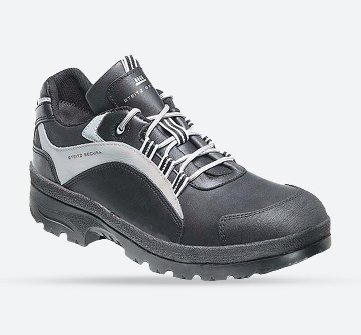 Mens Wide Fit Steitz Secura NF355 Safety Shoes in Black - Image 1