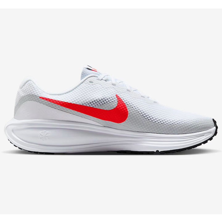 Men's Wide Fit Nike HQ1996-100 Revolution 8 Running Trainers in White/Pure Platinum - Image 1