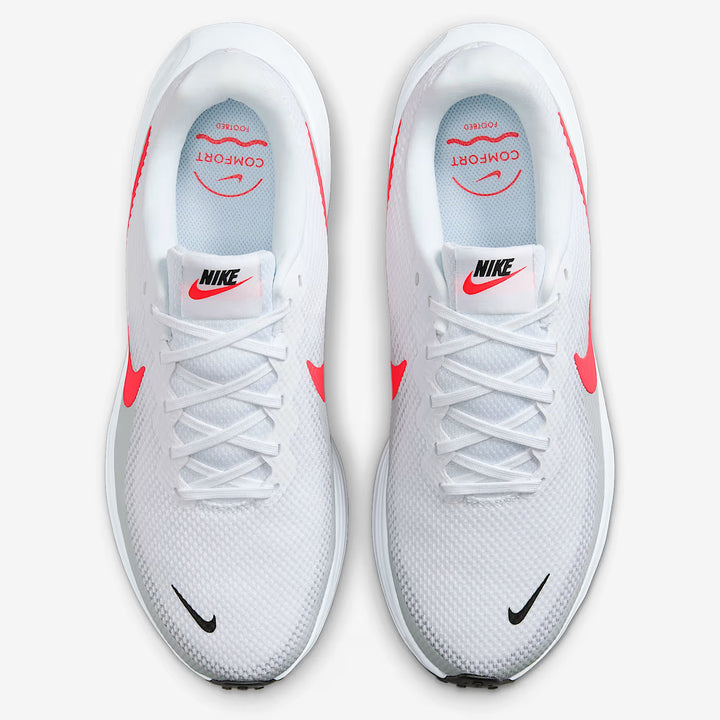 Men's Wide Fit Nike HQ1996-100 Revolution 8 Running Trainers in White/Pure Platinum - Image 1