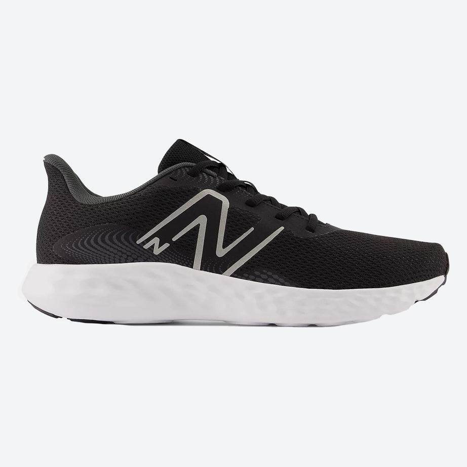 Women's Wide Fit New Balance 411V3 Walking and Running Trainers in Black - Image 7