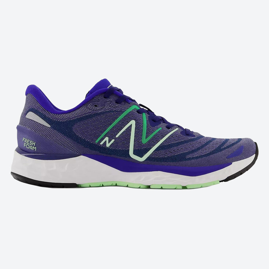 Women's Wide Fit New Balance MSOLVPW4 Running/Walking Trainers in Black/White - Image 9
