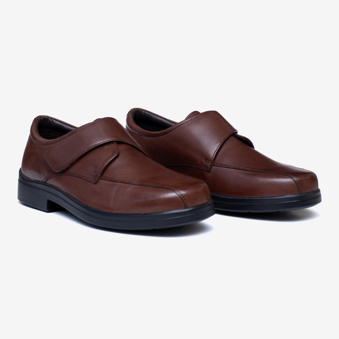 Mens Wide Fit Tredd Well Peter Velcro Shoes in Black - Image 19