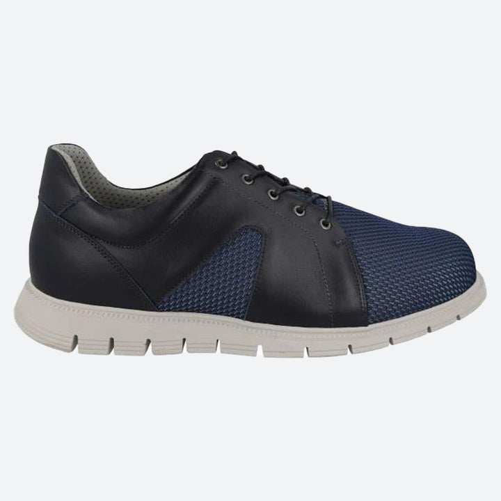 Men's Wide Fit DB Phil Shoes with Style in Black - Image 1