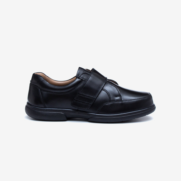 Mens Wide Fit Tredd Well Phoenix Velcro Shoes in Brown - Image 1