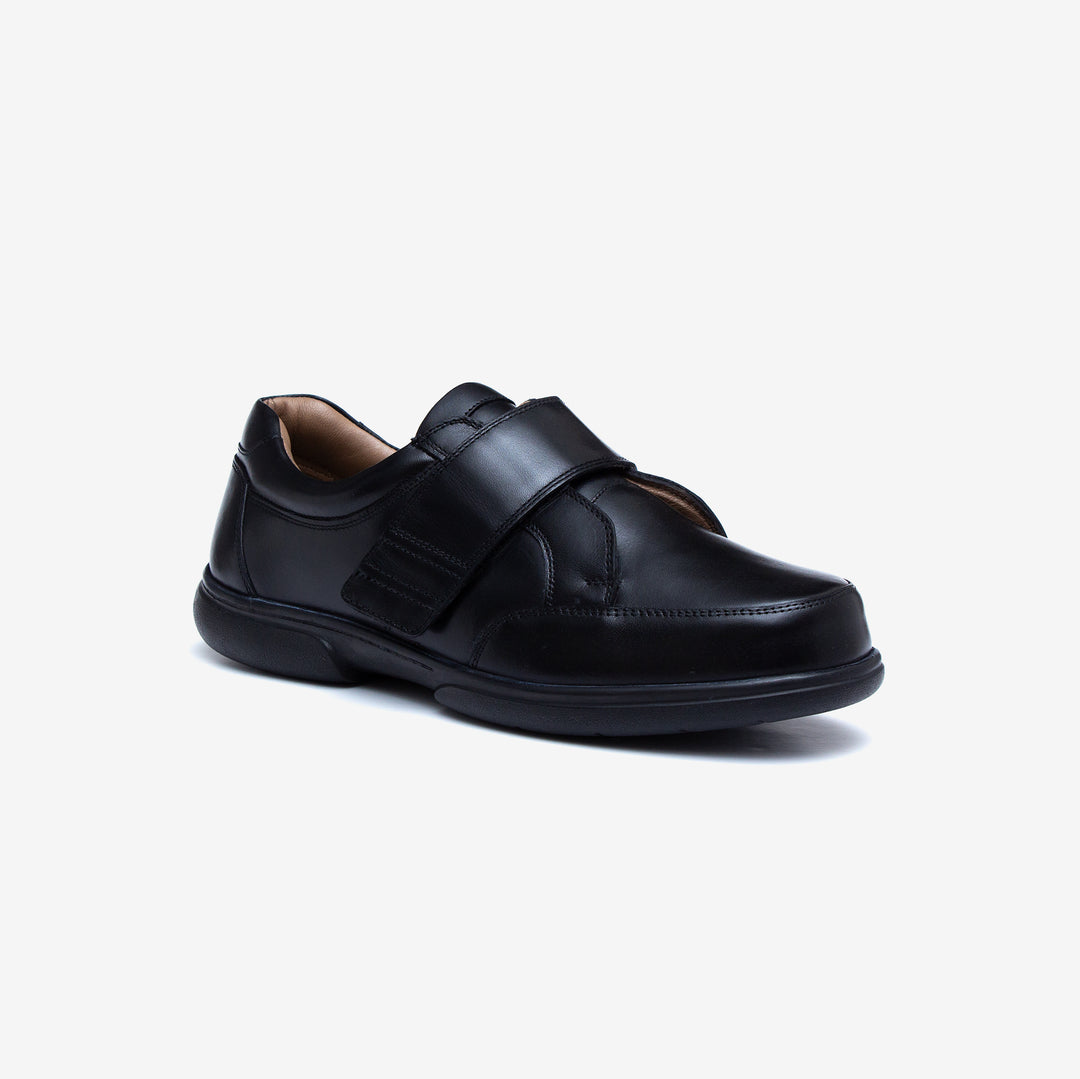 Mens Wide Fit Tredd Well Phoenix Velcro Shoes in Brown - Image 10