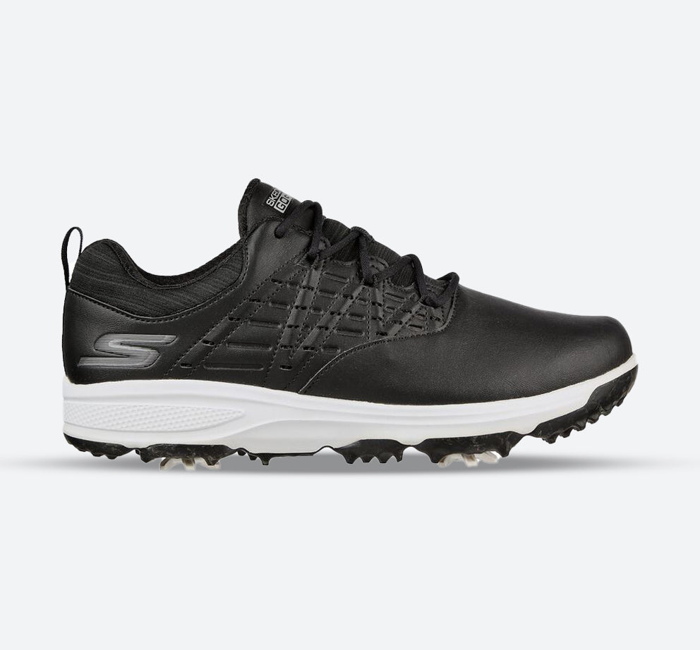 Women's Wide Fit Skechers 17001 Go Golf Pro V.2 Sports Trainers in Charcoal/Pink - Image 1