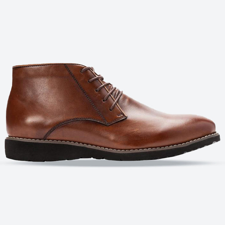 Mens Wide Fit Propet Grady Formal Boots in Black - Image 1