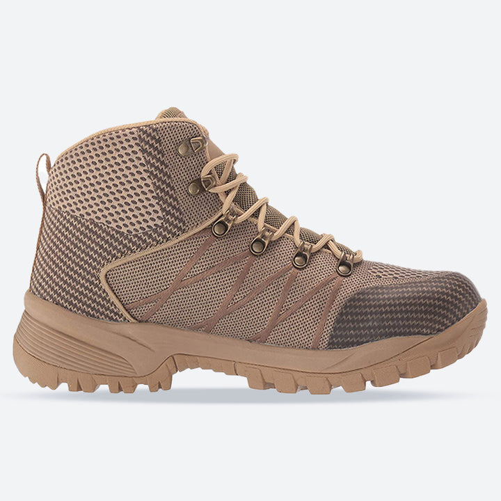 Mens Wide Fit Propet Traverse Boots in Black & Dark Grey - Image 1