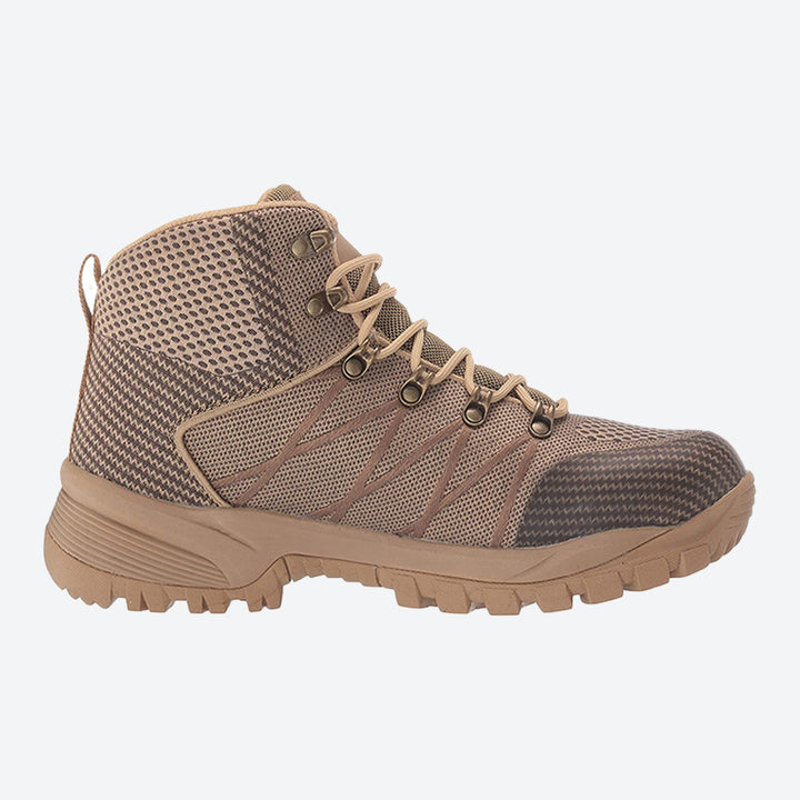 Mens Wide Fit Propet Traverse Boots in Black & Dark Grey - Image 1