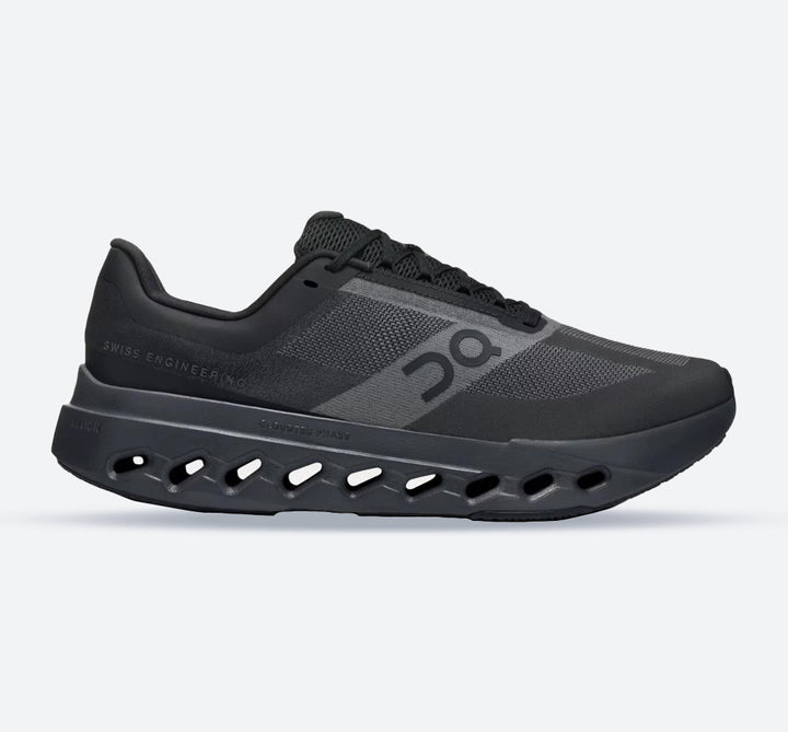 Women's Wide Fit On Cloudsurfer Next Wide Training Shoes in Black/Eclipse - Image 1