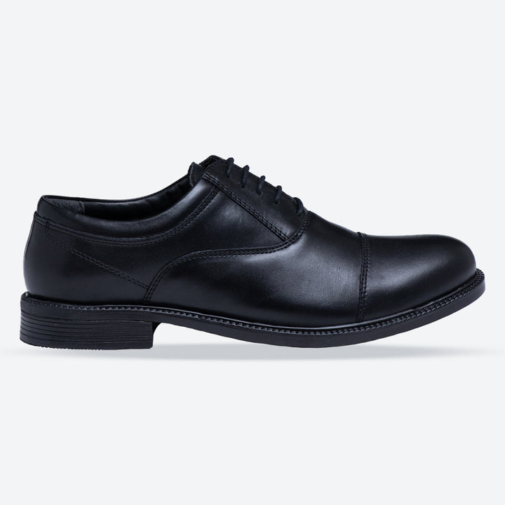 Mens Wide Fit Roamers M286A Lace Shoes in Black - Image 1