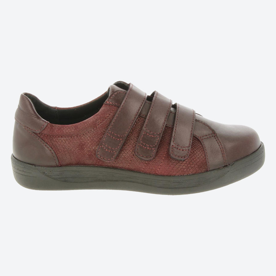 Womens Wide Fit DB Rosalind Shoes in Black Leather - Image 4