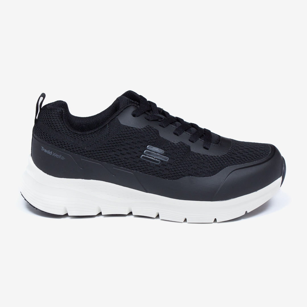Mens Wide Fit Tredd Well Pivot Running 6E Trainers in Grey - Image 9