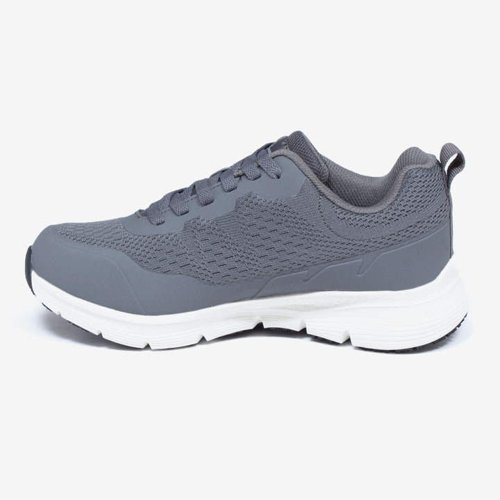 Mens Wide Fit Tredd Well Pivot Running 6E Trainers in Grey - Image 1