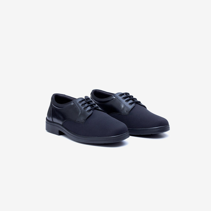 Mens Wide Fit Tredd Well Ryan Lace Up Shoes - Black in Black - Image 1