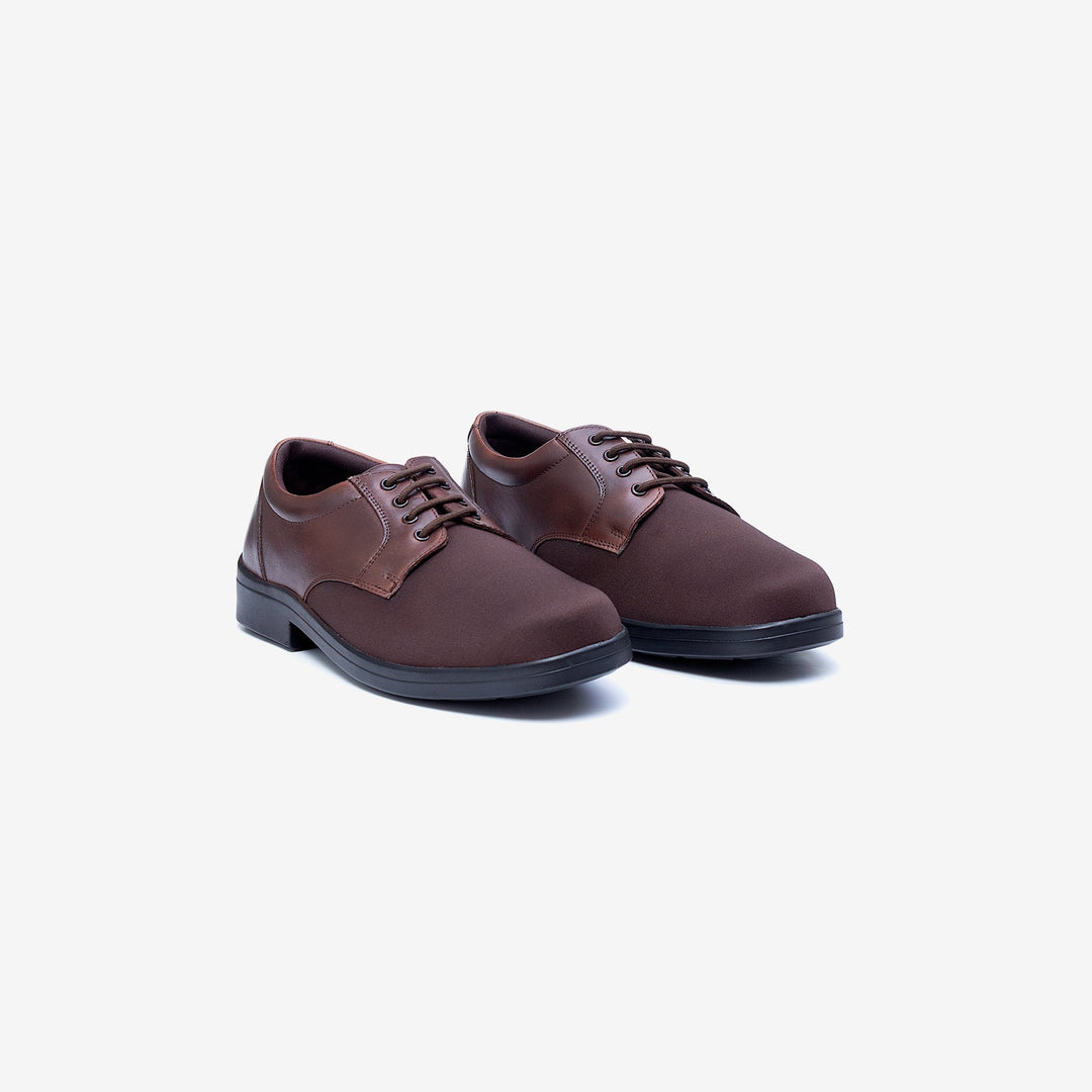 Mens Wide Fit Tredd Well Ryan Lace Up Shoes - Brown in Brown - Image 8