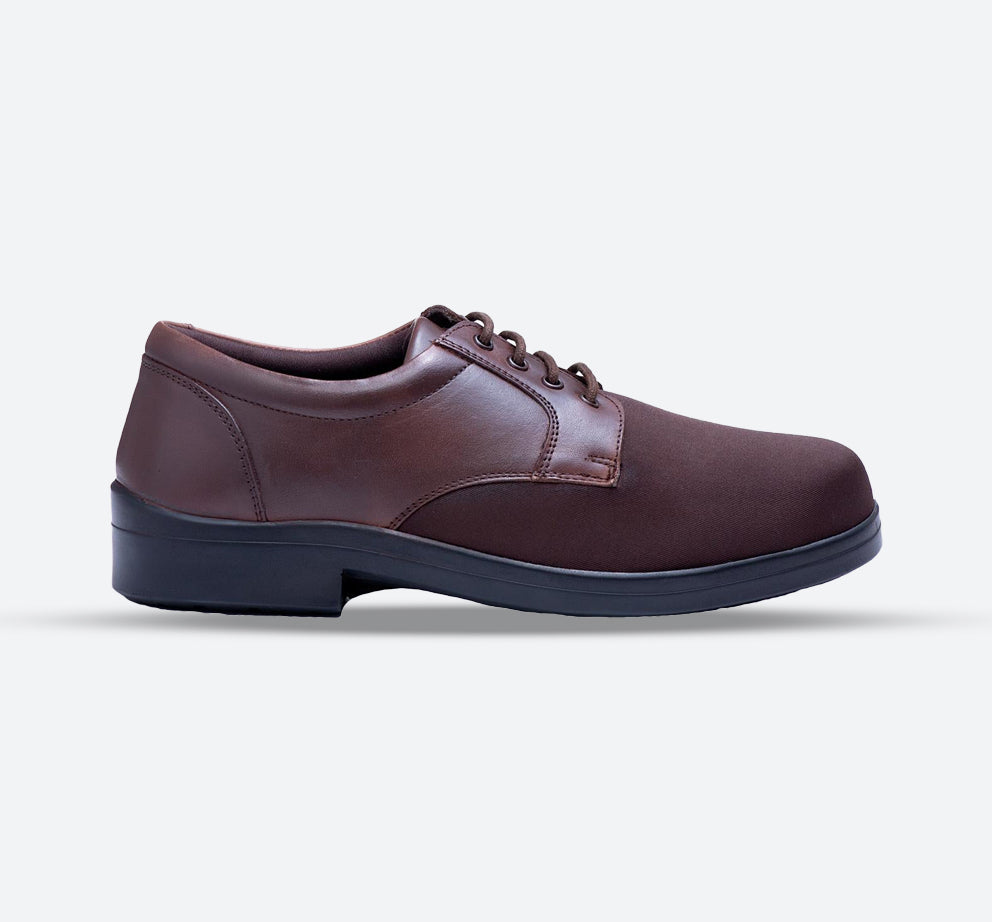 Mens Wide Fit Tredd Well Ryan Lace Up Shoes - Brown in Brown - Image 1