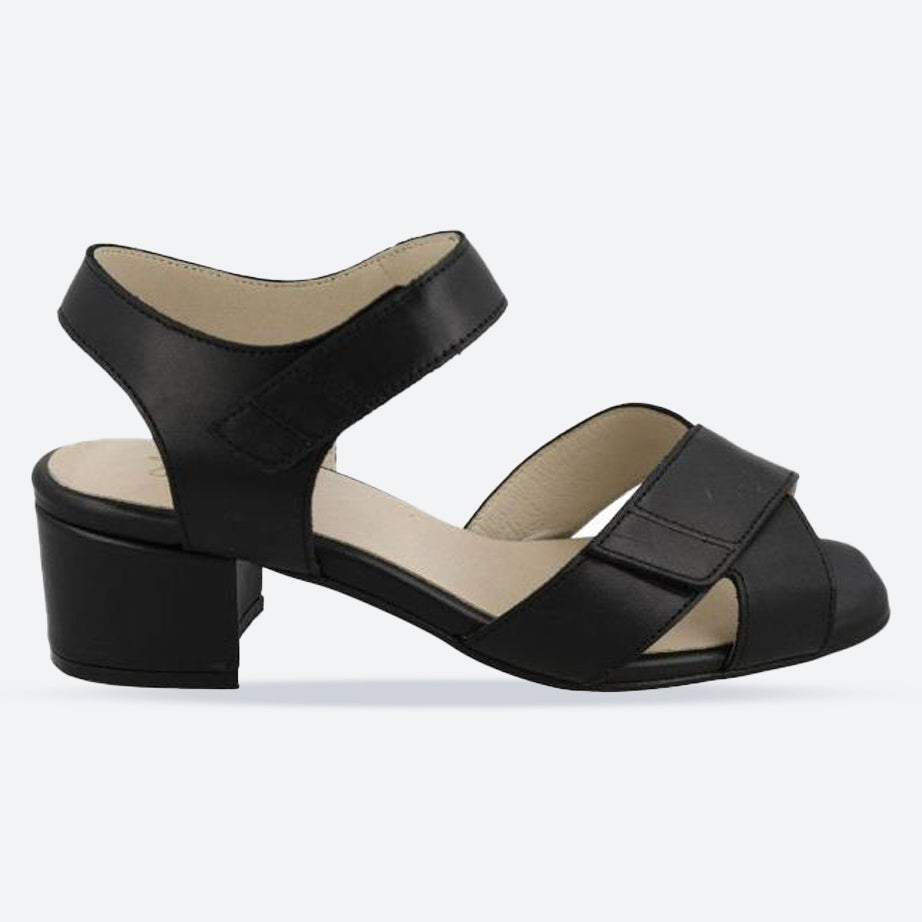 Women's Wide Fit DB Simpson Sandals in Black - Image 1