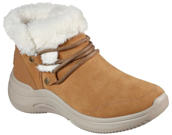 Women's Wide Fit Skechers 144271 On The Go Midtown - Goodnatured Boots in Black - Image 1