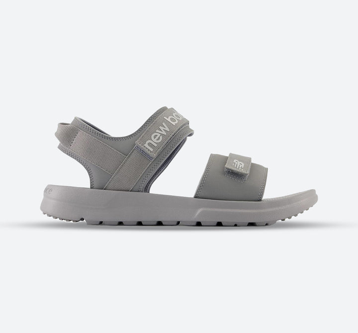 Mens Wide Fit New Balance SUA250A1 Sandals in Grey - Image 1