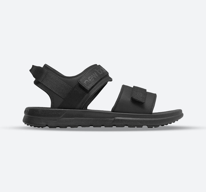 Womens Wide Fit New Balance SUA250K1 Sandals in Black - Image 1