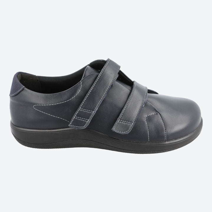 Women's Wide Fit DB Scott Shoes in Black - Image 1