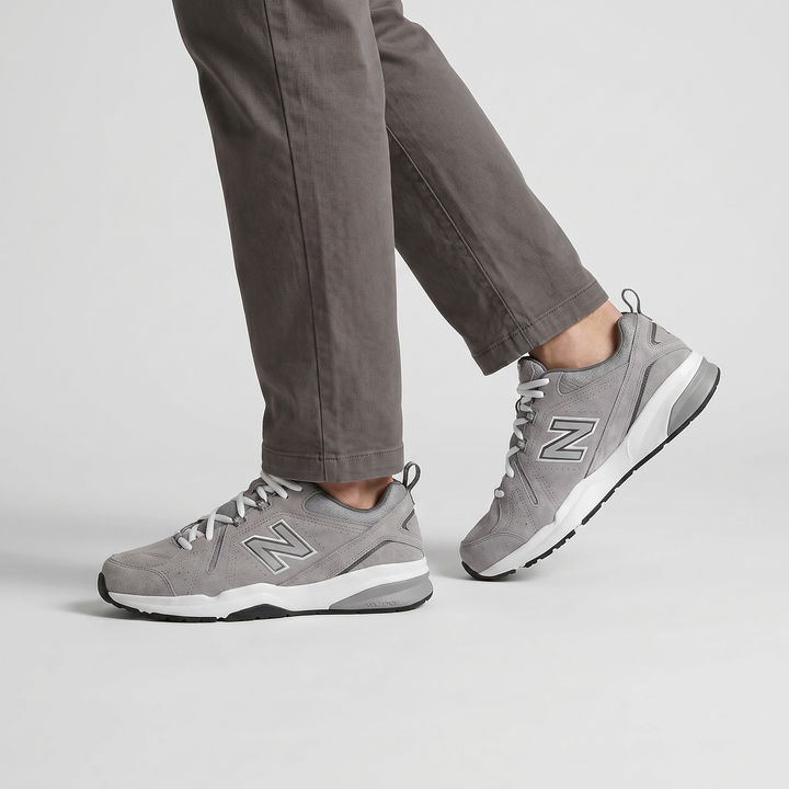 Mens Wide Fit New Balance MX608UG5 Walking & Running Trainers - ABZORB (New 624) in Grey - Image 1