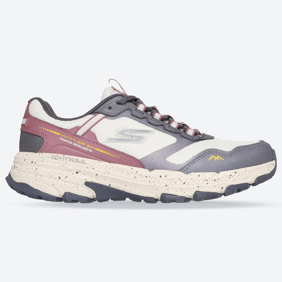 Women's Wide Fit Skechers 129525 Gorun Trail Altitude 2.0 Ravine Trainers in Navy/Aqua - Image 7