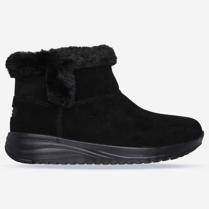 Women's Wide Fit Skechers 144775 Waterproof On The Go Stellar Boots in Black - Image 1