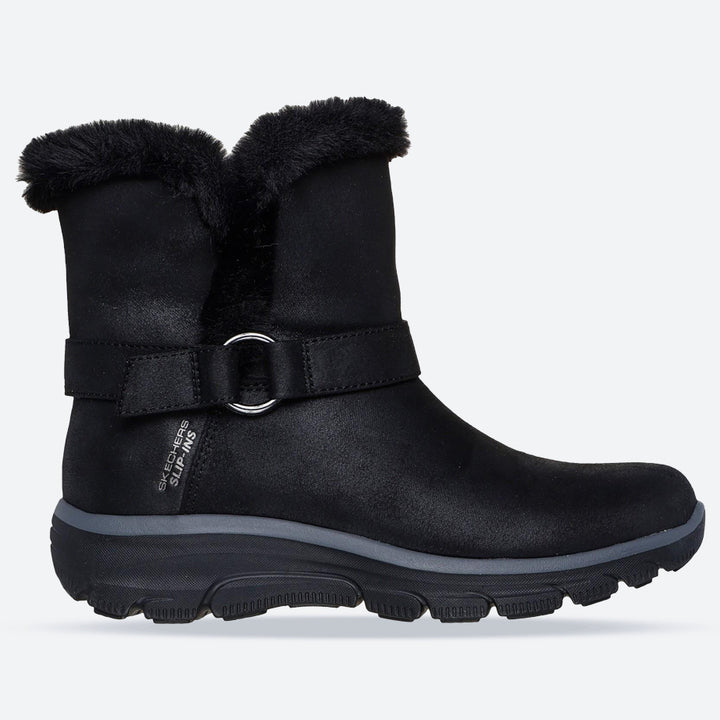 Women's Relaxed Fit Skechers 168045 Slip-ins Easy Going Dreamers Move Boots in Black - Image 1
