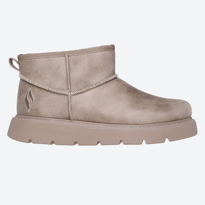 Women's Wide Fit Skechers 169018 Keepsakes Boots in Taupe - Image 1