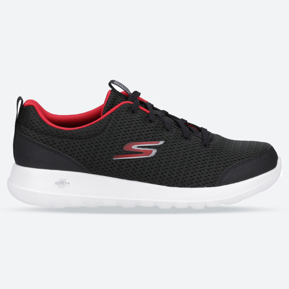 Men's Wide Fit Skechers 216231 Go Walk Max - Progressor Trainers in Navy/Grey - Image 11