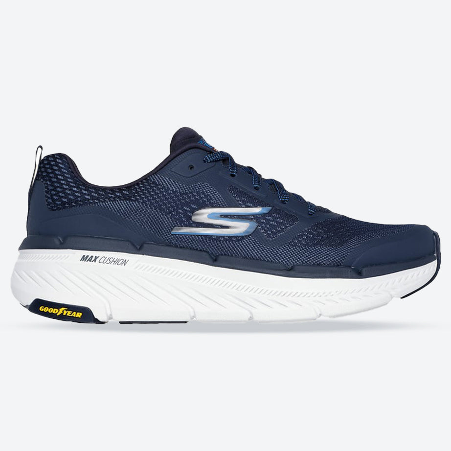 Men's Wide Fit Skechers 220840WW Max Cushioning Premier 2.0 Vantage Trainers in Black / Charcoal - Image 7
