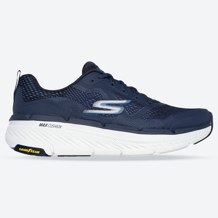 Men's Wide Fit Skechers 220840WW Max Cushioning Premier 2.0 Vantage Trainers in Black / Charcoal - Image 1