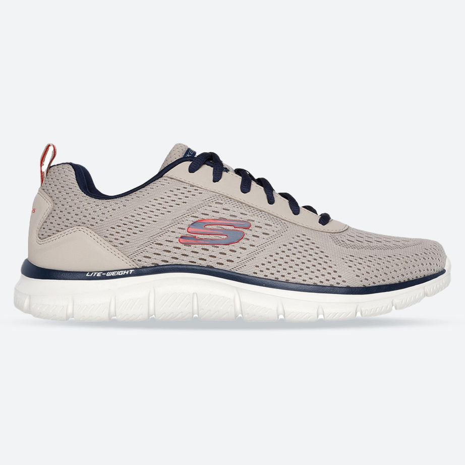 Men's Wide Fit Skechers 232758 Track Leshur Trainers in Slate - Image 7