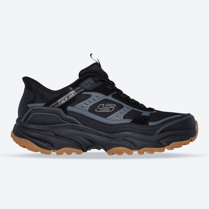 Men's Wide Fit Skechers 237744 Slip-ins Vigor At Trainers in Black - Image 1
