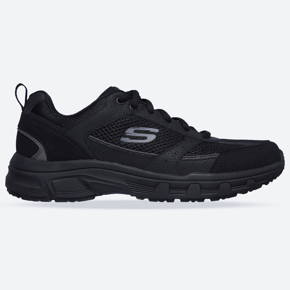 Men's Relaxed Fit Skechers 51898 Oak Canyon Verketta Trainers in Black - Image 1