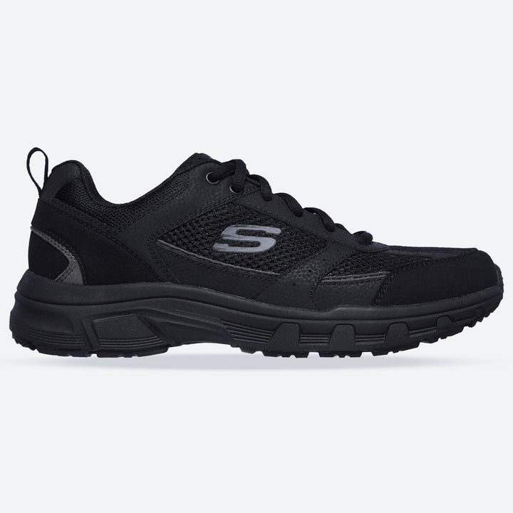 Men's Relaxed Fit Skechers 51898 Oak Canyon Verketta Trainers in Black - Image 1