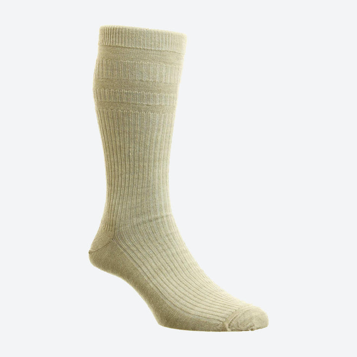 Mens HJ HALL Softop HJ190 Wool Socks in Black - Image 1