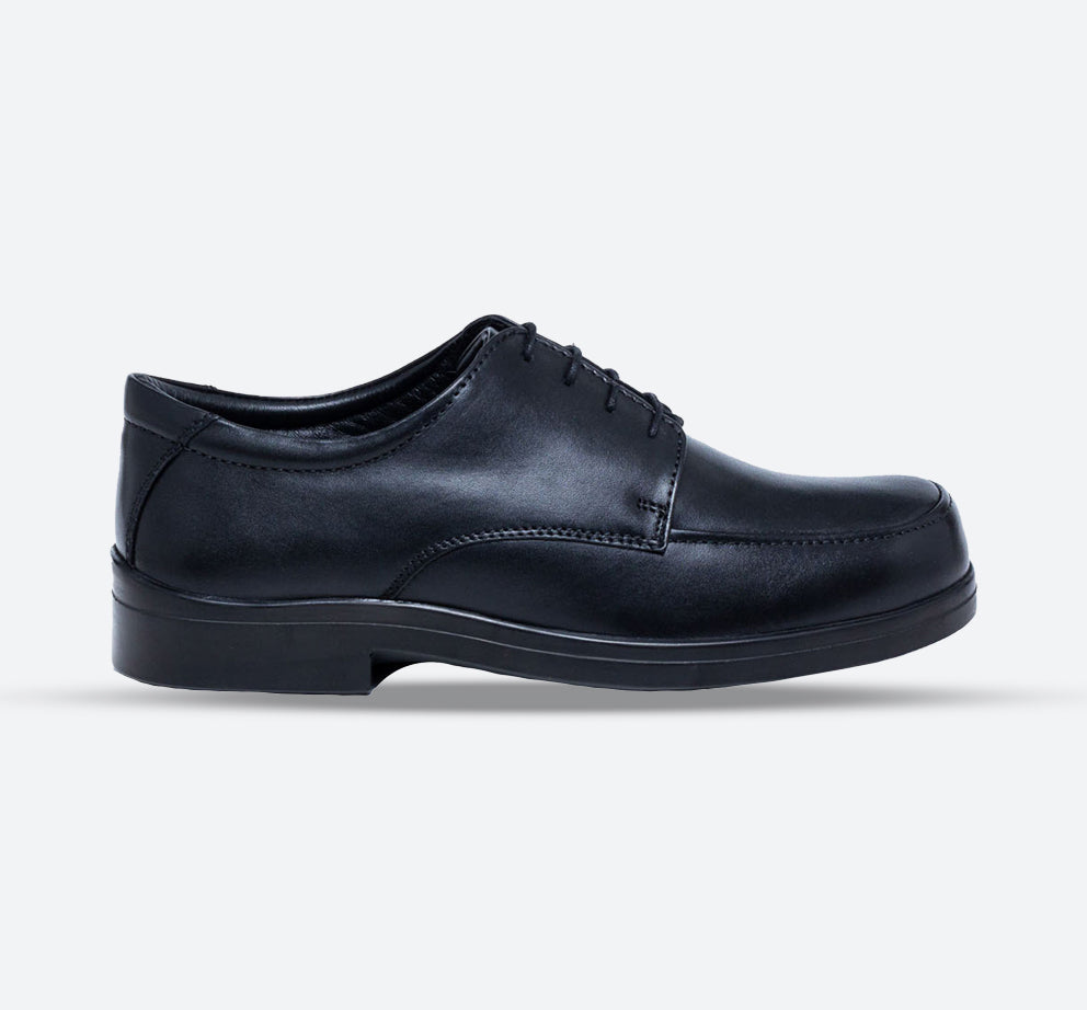 Mens Wide Fit Tredd Well Alex Lace Up Shoes in Black - Image 1