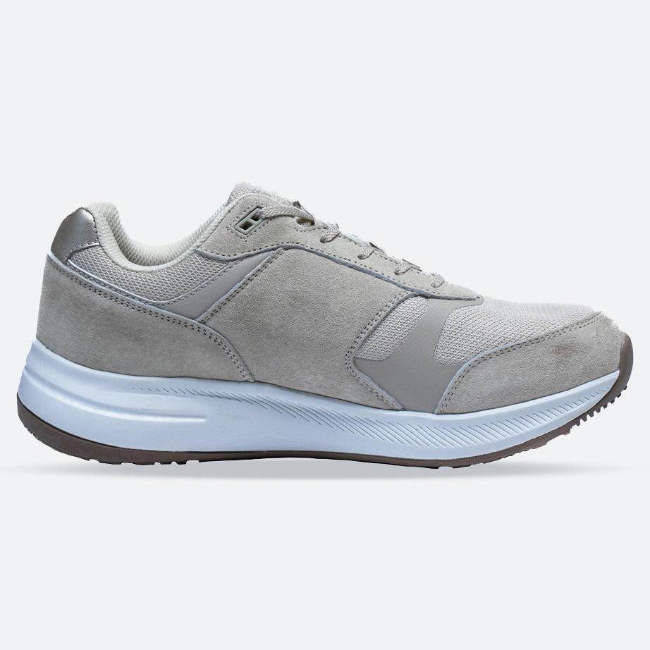 Women's Wide Fit Tredd Well Athena Trainers in Beige - Image 1